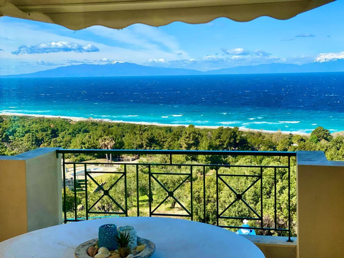Aegean Pearl Villa Poszídi Kültér fotó