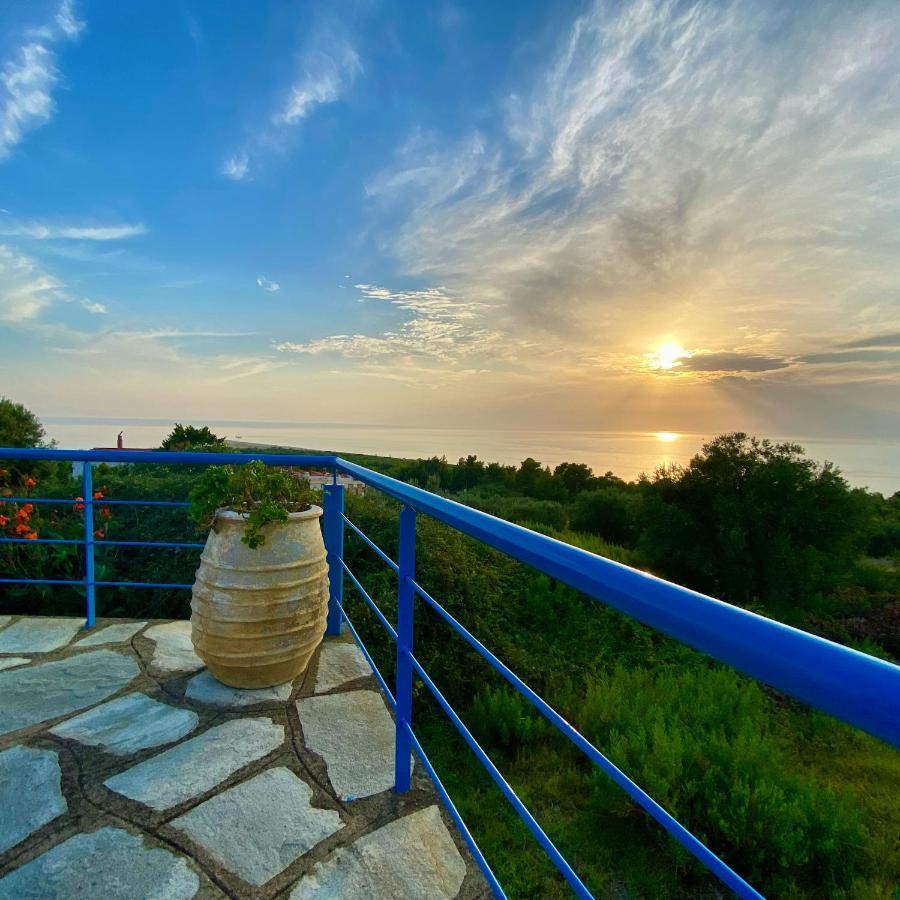 Aegean Pearl Villa Poszídi Kültér fotó
