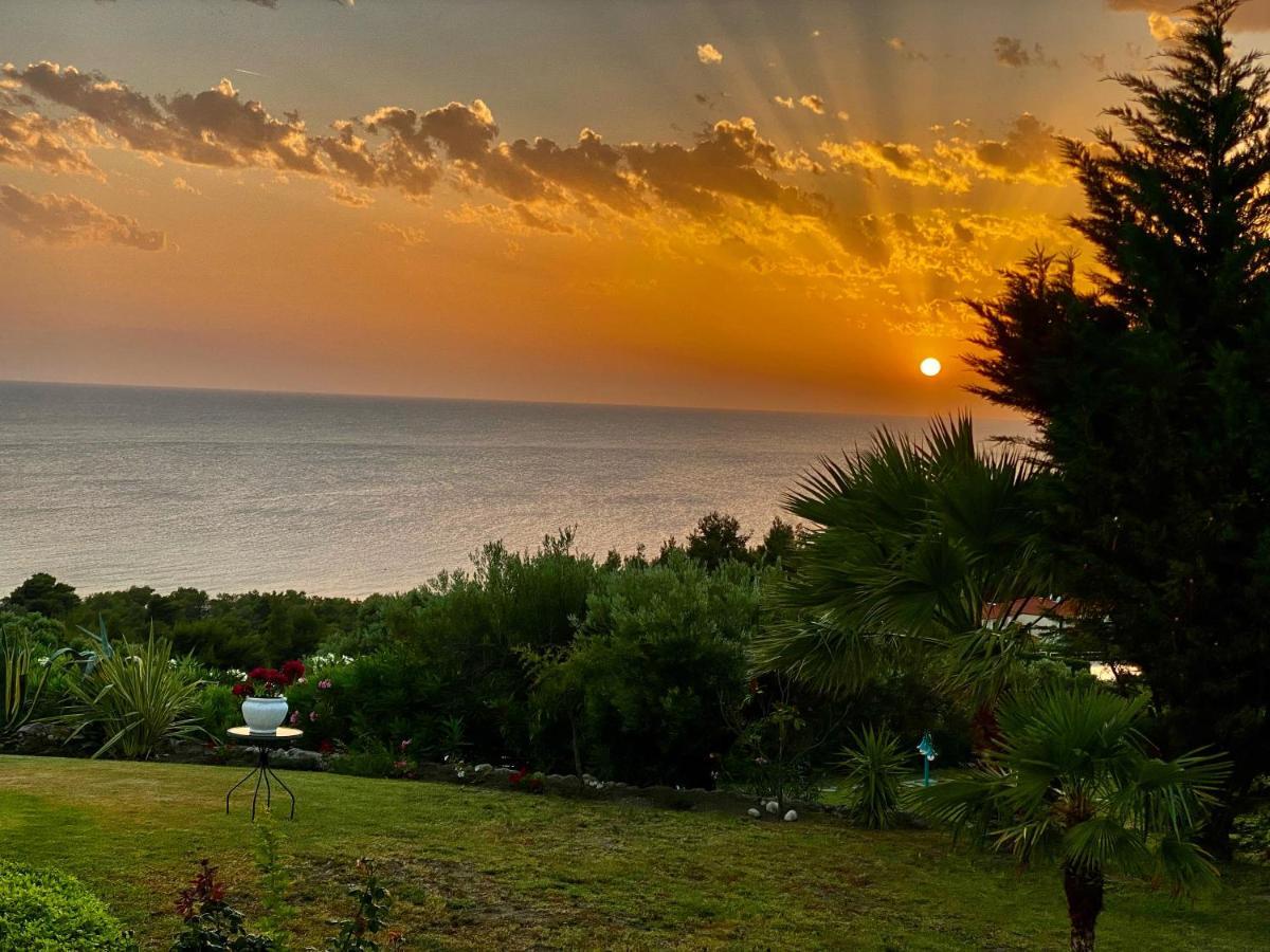 Aegean Pearl Villa Poszídi Kültér fotó