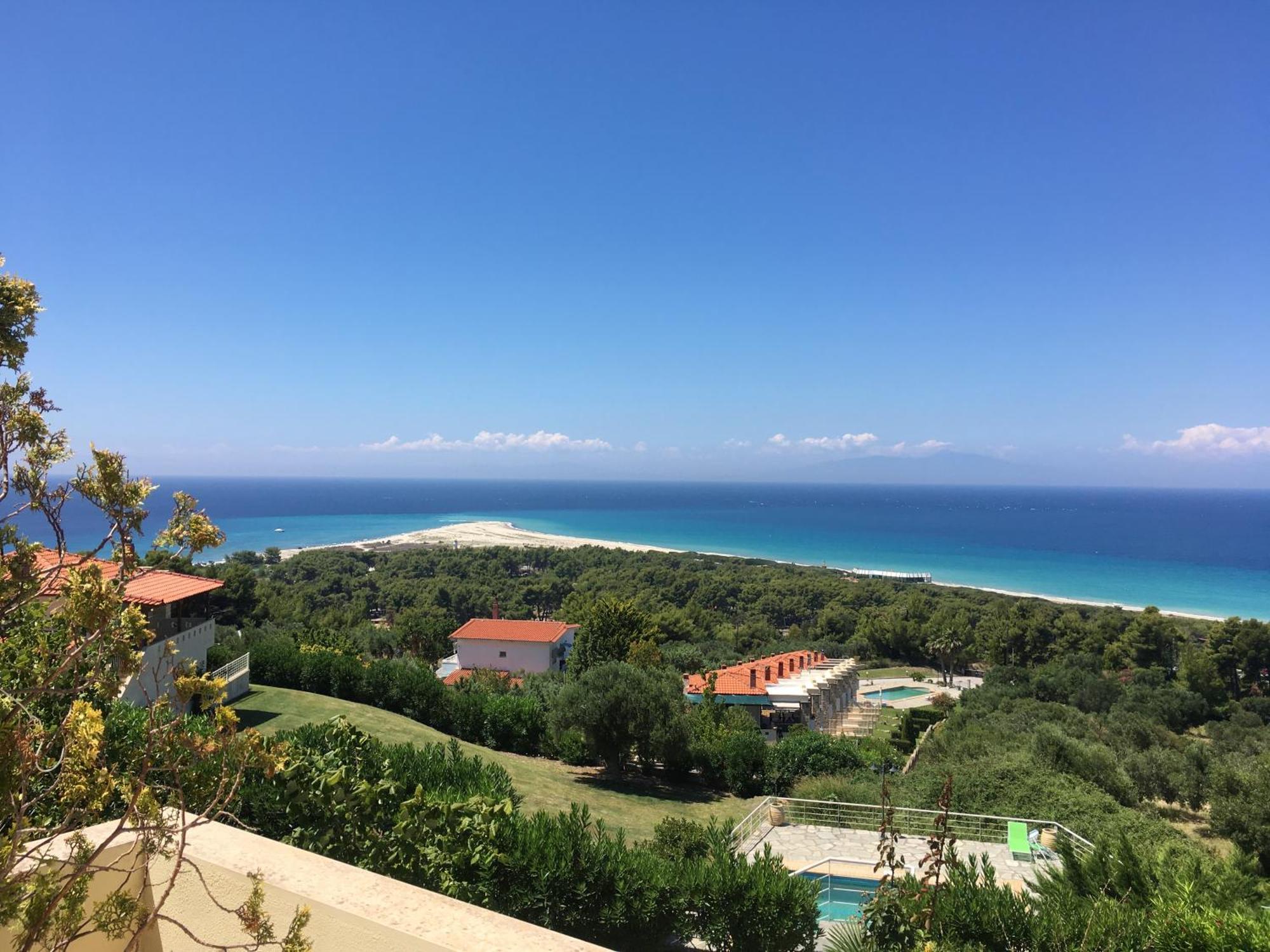 Aegean Pearl Villa Poszídi Kültér fotó