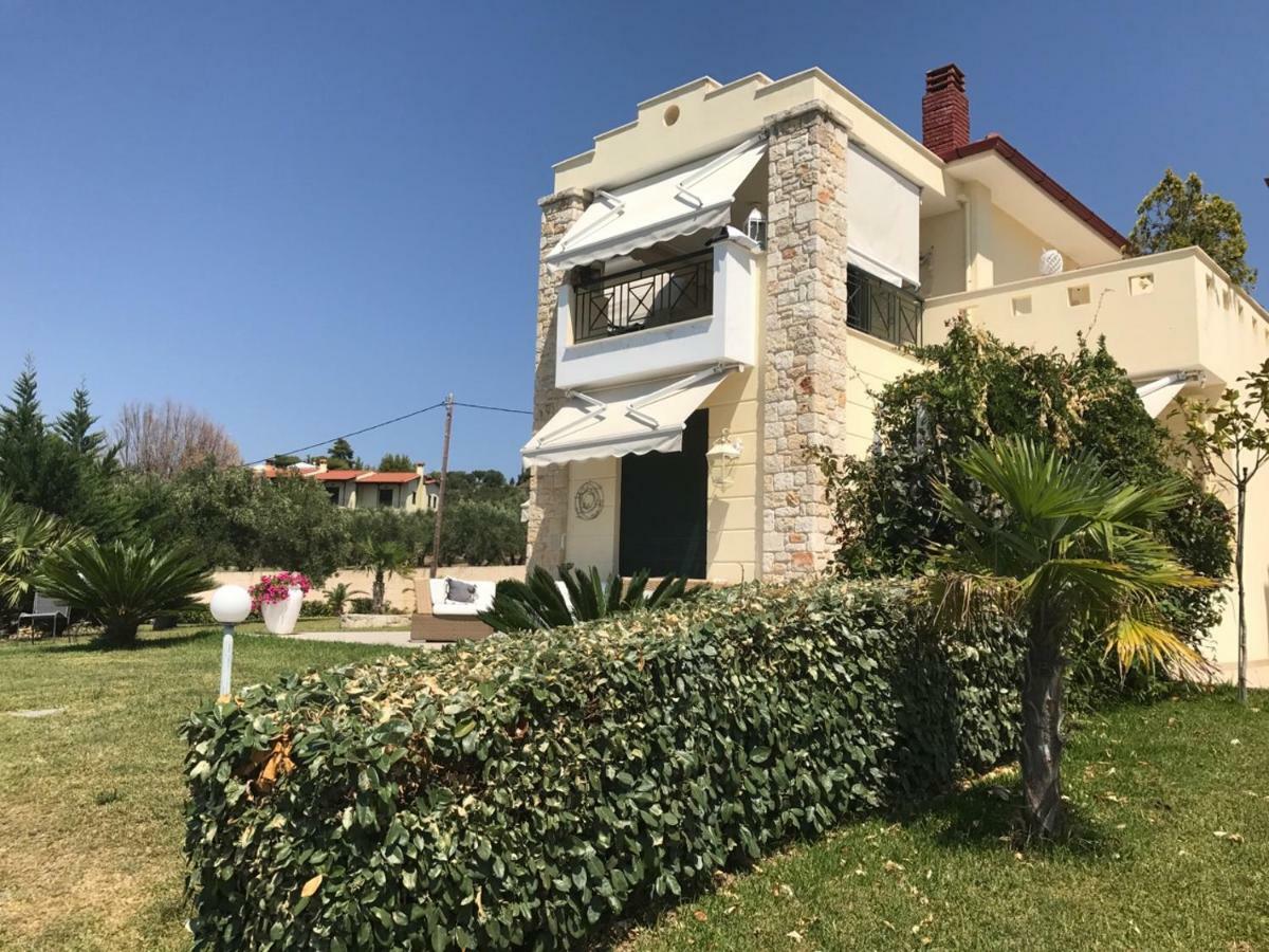 Aegean Pearl Villa Poszídi Kültér fotó